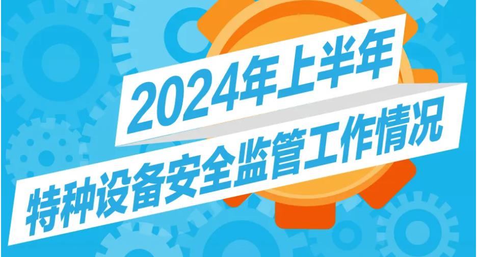 一圖讀懂 | 2024年上半年特種設(shè)備安全監(jiān)管工作情況